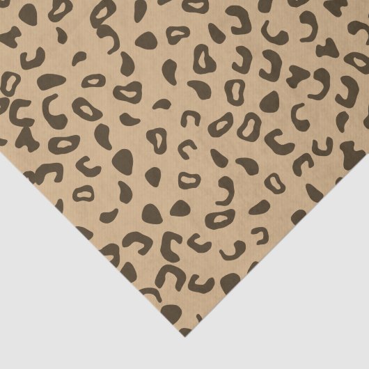 Papier Mousseline Design motif léopard (Détail)