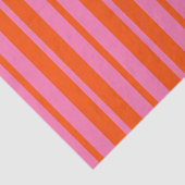 Papier Mousseline Design Motif Orange Rose (Détail)