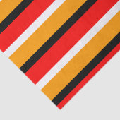 Papier Mousseline Design Motif Red Orange (Détail)