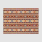 Papier Mousseline Design Motif Sud-Ouest Tan (Recto)