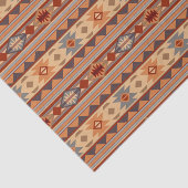 Papier Mousseline Design Motif Sud-Ouest Tan (Détail)
