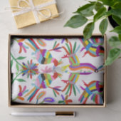 Papier Mousseline Design Otomi moderne II (Cadeau)