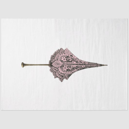 Papier Mousseline Design rose et or Steampunk Series 17 (Recto)