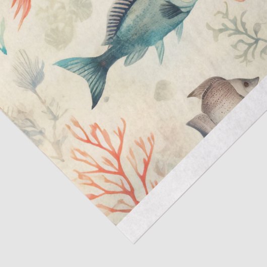Papier Mousseline Design Sea Series 5 (Détail)