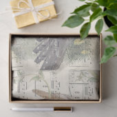 Papier Mousseline Design vintage Bird Series 7 (Cadeau)
