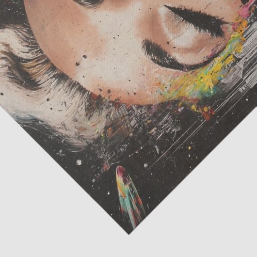 Papier Mousseline Designs uniques5 (Détail)