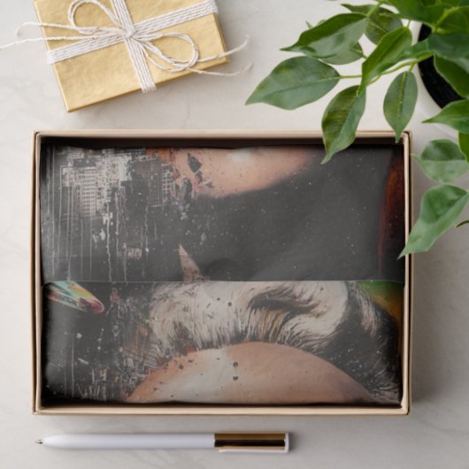 Papier Mousseline Designs uniques5 (Cadeau)