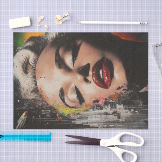 Papier Mousseline Designs uniques5 (Artisanat)