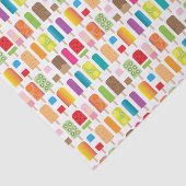 Papier Mousseline Dessert de barres de crème glacée de Popsicles (Détail)