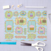 Papier Mousseline Dessert de Cupcake Rose Cute Fête Anniversaire (Artisanat)