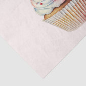 Papier Mousseline Dessert sucré à la fraise Cupcake (Détail)