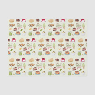 Papier Mousseline Desserts Italiens Sucreries