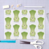 Papier Mousseline dessin animé mignon de bok choy (Artisanat)