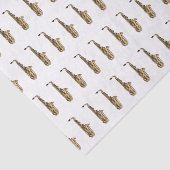 Papier Mousseline dessin animé saxophone (Détail)