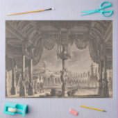 Papier Mousseline Dessin architectural papier décolpage Rome antique (Artisanat)