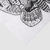 Papier Mousseline Dessin Brahmin moth (Détail)