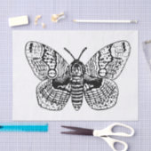 Papier Mousseline Dessin Brahmin moth (Artisanat)