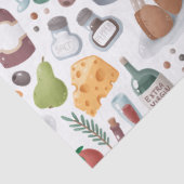 Papier Mousseline Dessin caricature et boisson Découpage (Détail)