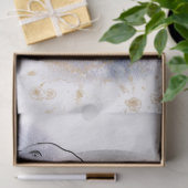 Papier Mousseline Dessin d'aquarelle Raven Bird Découpage (Cadeau)