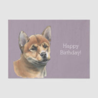 Dessin de chiot de Shiba Inu