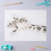 Papier Mousseline Dessin de girafe (Artisanat)