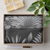 Papier Mousseline Dessin de la ligne blanche noire (Cadeau)