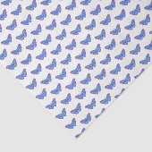 Papier Mousseline Dessin de papillon violet (Détail)