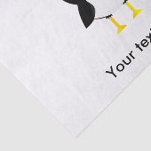 Papier Mousseline Dessin de pingouin pour bébé (Détail)