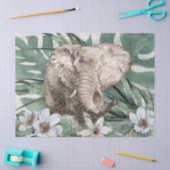 Papier Mousseline Dessin des éléphants (Artisanat)