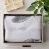 Papier Mousseline Dessin Fox (Cadeau)