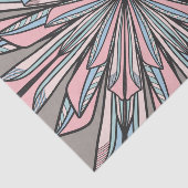 Papier Mousseline Dessin géométrique moderne gris rose Abstrait (Détail)