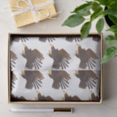 Papier Mousseline dessin humoristique d'aigle royal (Cadeau)