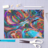 Papier Mousseline Dessin moderne de peintures (Artisanat)