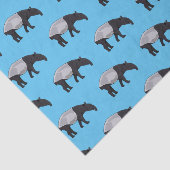 Papier Mousseline Dessin sur Tapir (Détail)