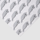 Papier Mousseline Dessin vintage Manate (Détail)