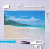 Papier Mousseline Destination tropicale Plage Pittoresque Photo (Artisanat)