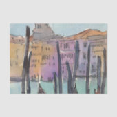 Papier Mousseline Destinations | Deux gondolas à Venise (Recto)