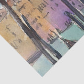 Papier Mousseline Destinations | Deux gondolas à Venise (Détail)