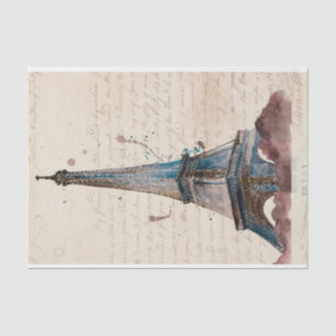 Papier Mousseline Destinations   Lettres De La Tour Eiffel