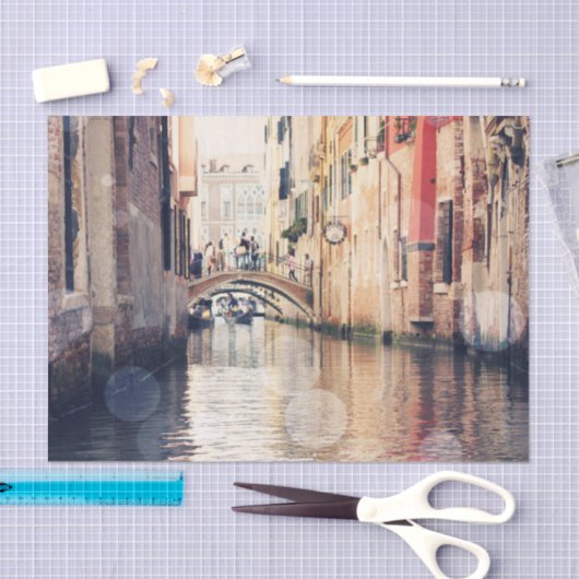 Papier Mousseline Destinations | Venice Gondolas Photographie (Artisanat)