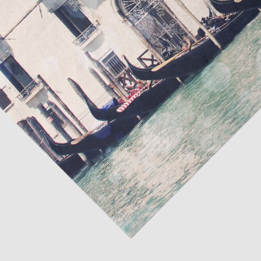 Papier Mousseline Destinations | Venice Waterfront Photo (Détail)