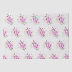 Papier Mousseline Détails sur les fleurs roses Gold Bonne fête des