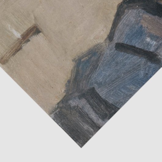 Papier Mousseline Deux ânes (par Isaac Israels) (Détail)