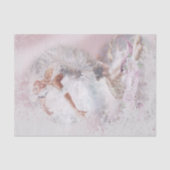 Papier Mousseline Deux Ballerinas Dance Découpage (Recto)