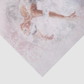 Papier Mousseline Deux Ballerinas Dance Découpage (Détail)