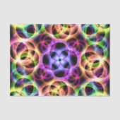 Papier Mousseline Deux bulles arc-en-ciel (Recto)