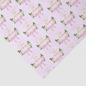 Papier Mousseline Deux Fancy Bow Floral Anniversaire (Détail)