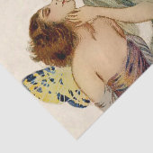 Papier Mousseline "Deux fées aux papillons" d'Erich Schutz (Détail)