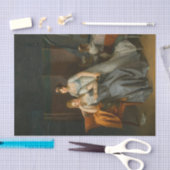 Papier Mousseline Deux femmes dans l'intérieur par Marguerite Gerard (Artisanat)