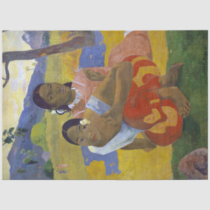 Papier Mousseline Deux femmes tahitiennes, Gauguin